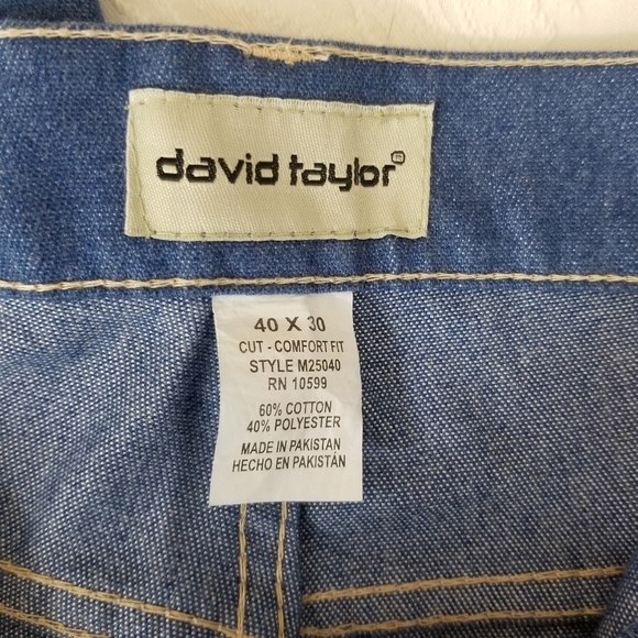 Cotton polyester blend Comfort fit David Taylor pants size 40 - Picture 4 of 14